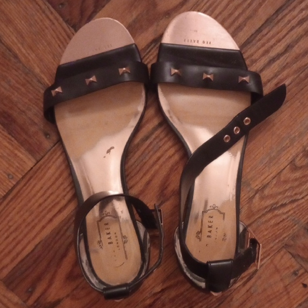 Ted Baker Black Women's Sandals with Studs